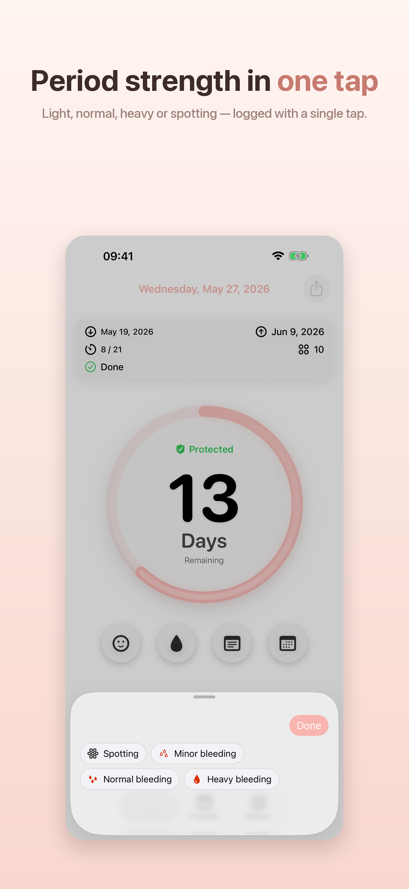 Period intensity picker.