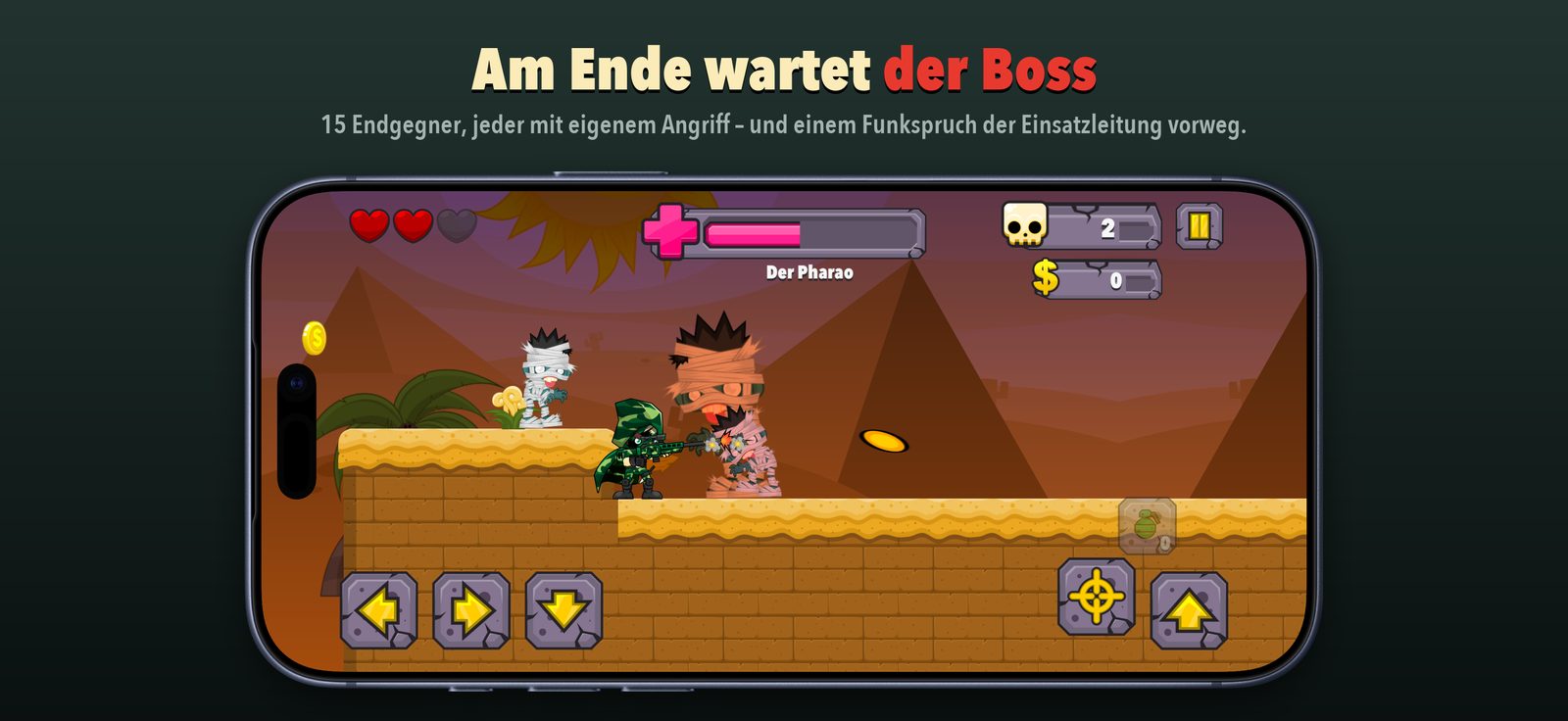 iPhone – Am Ende wartet der Boss: Kampf gegen einen Endgegner