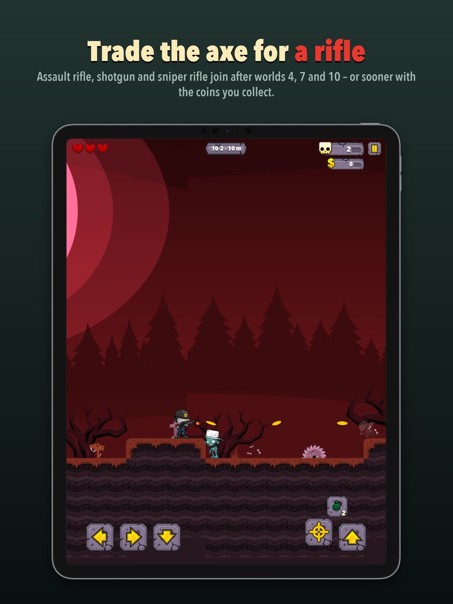 iPad – A shooter with an assault rifle