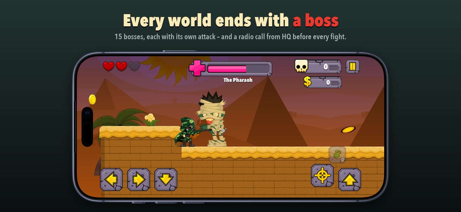 iPhone – Every world ends with a boss: a boss fight